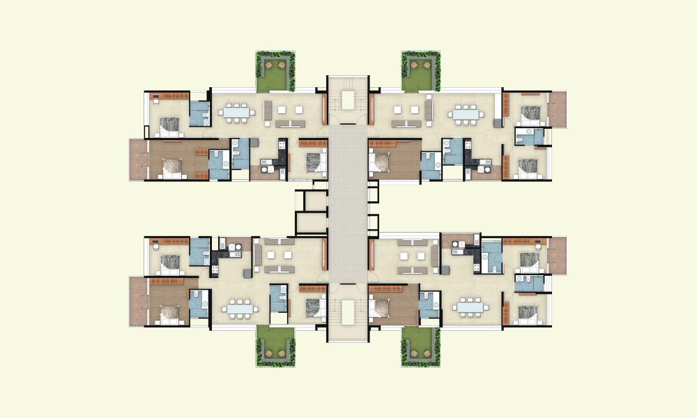 3 BHK Floor Plan